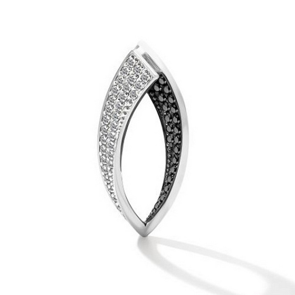 Кулон из белого золота с бриллиантами (058369)