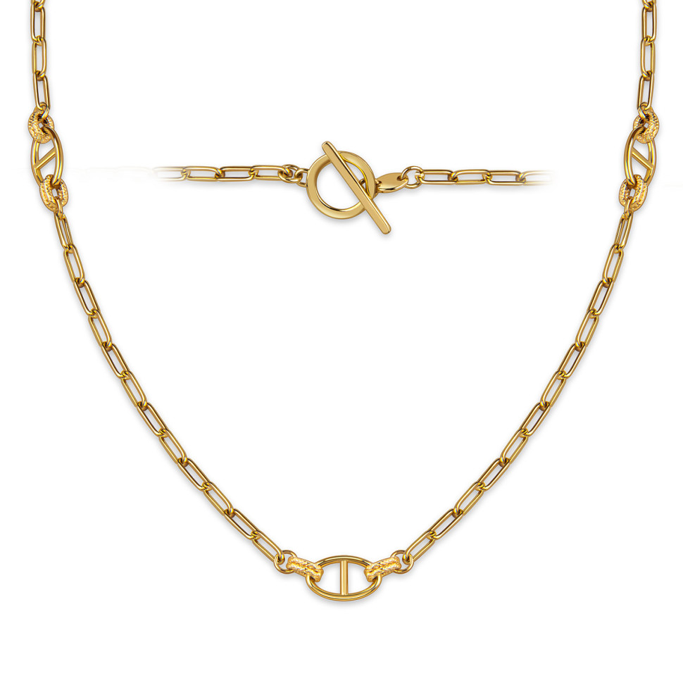 Колье из жёлтого золота (057799)