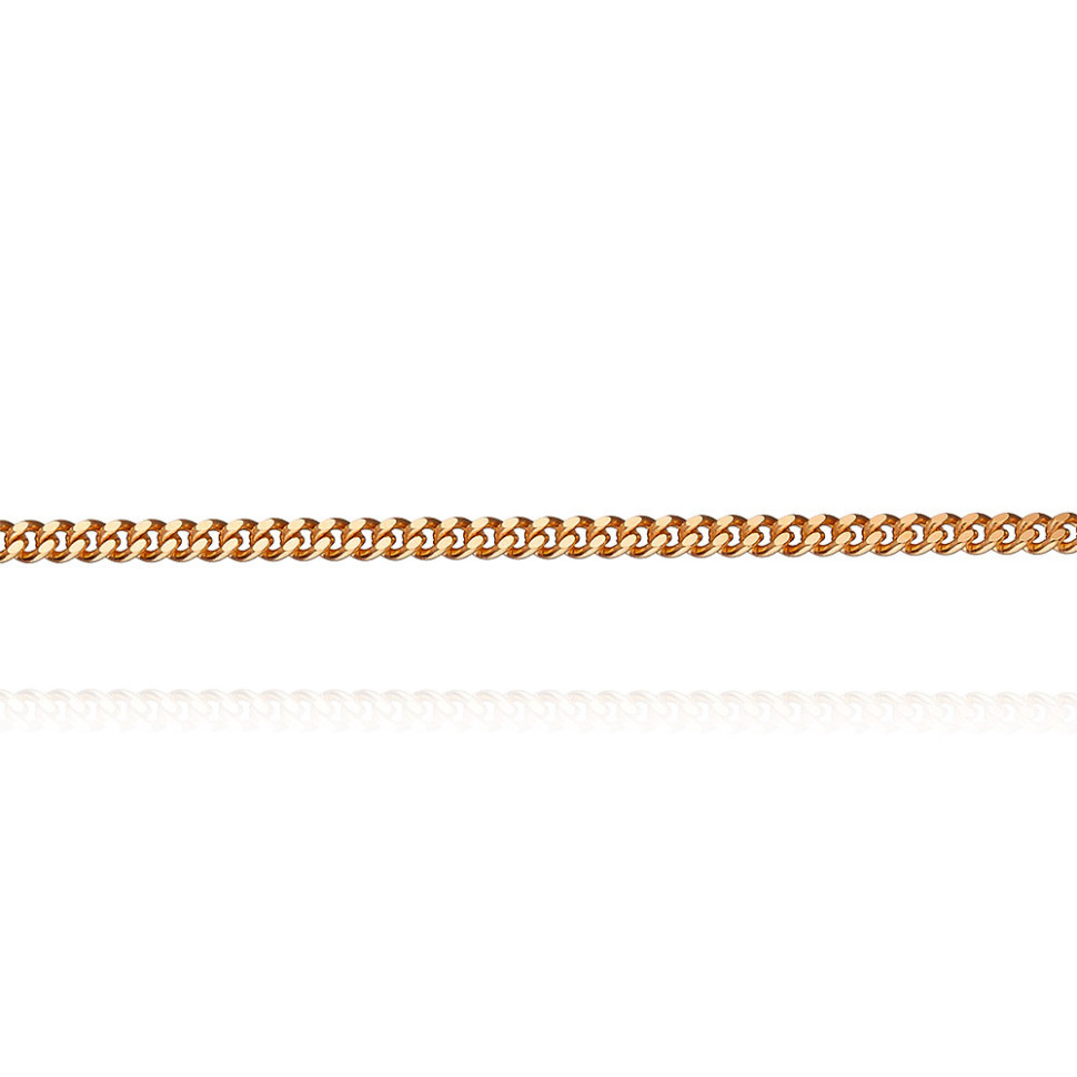 Цепь из красного золота, плетение Панцирное (044273)