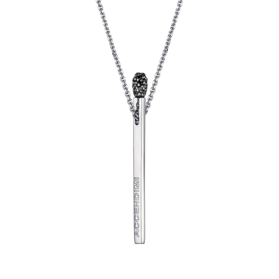 Колье из белого золота с бриллиантами (042141)