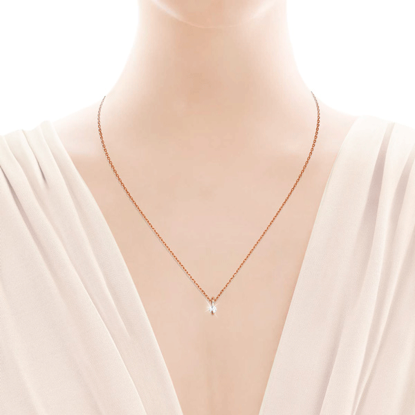 Колье из красного золота 