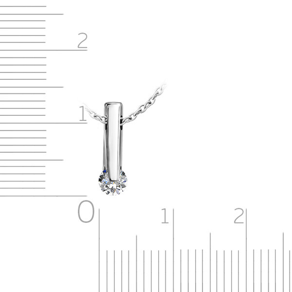 Колье из белого золота 