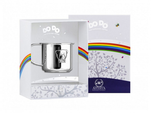 Кружка детская из серебра 925 пробы 