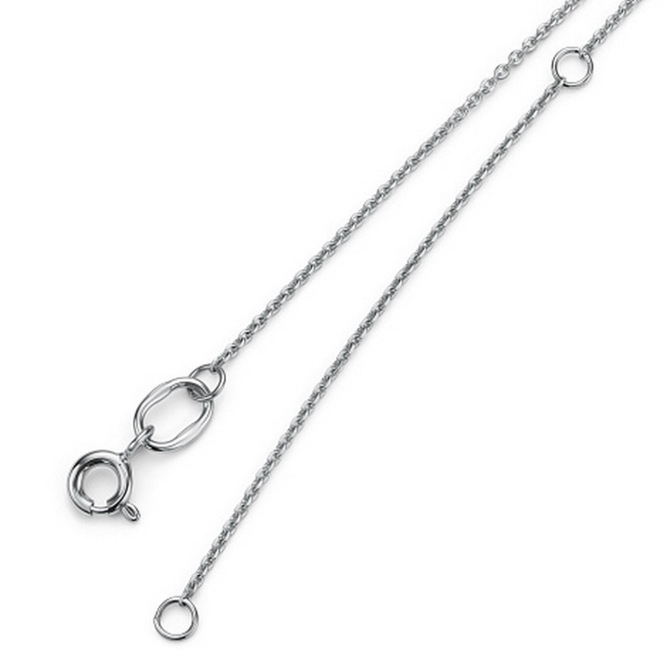 Колье из белого золота с бриллиантами (059482)