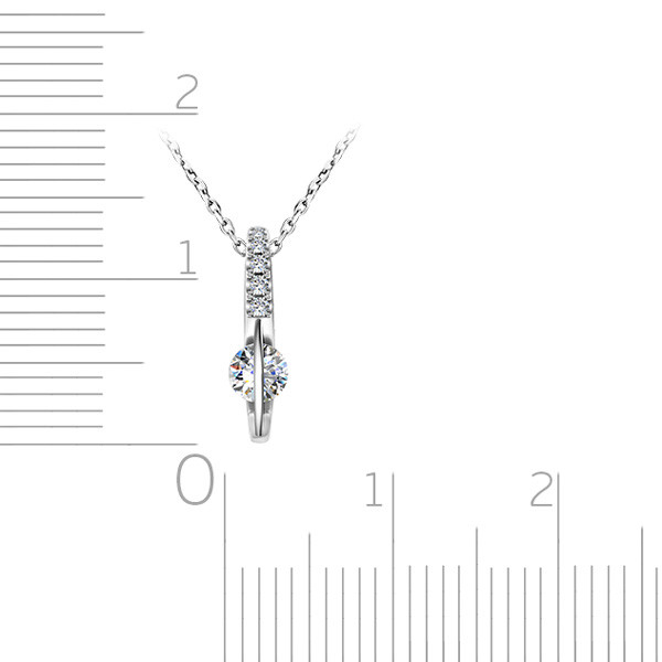 Колье из белого золота 