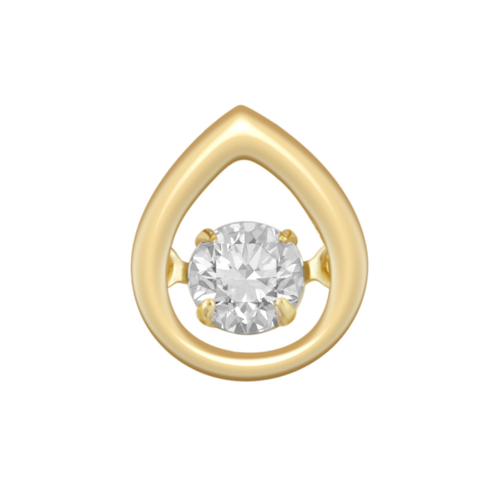 Кулон из жёлтого золота с 