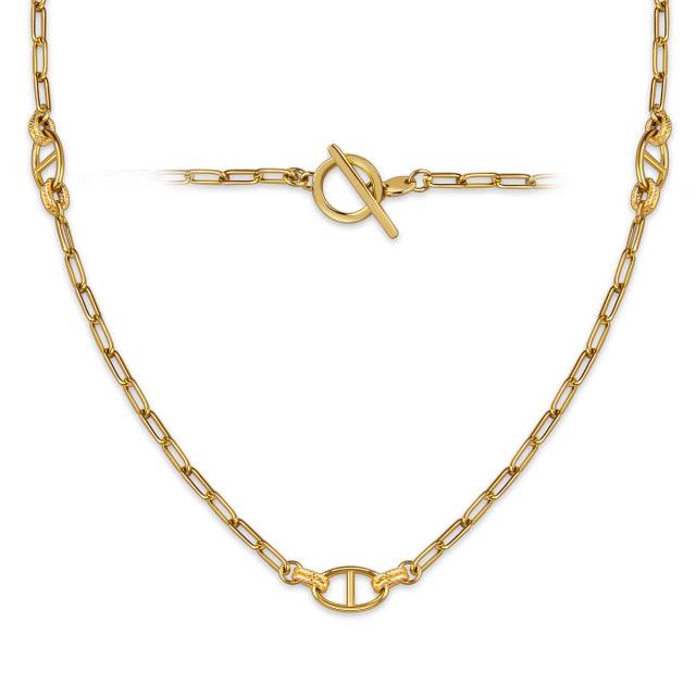 Колье из жёлтого золота (057961)