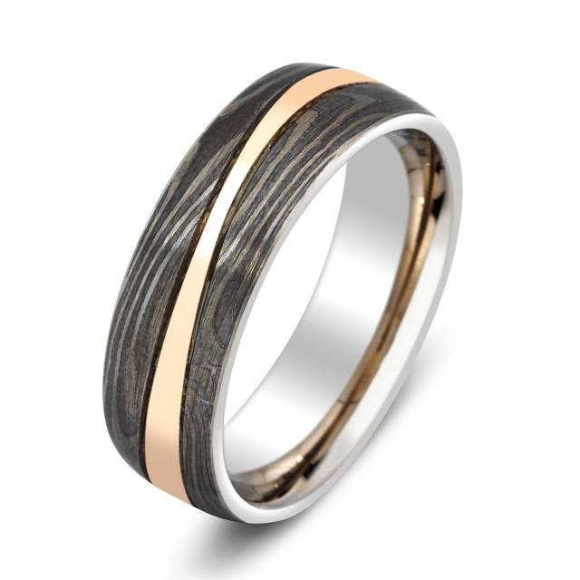 Обручальное кольцо Мокуме Гане Peter Heim (009952)