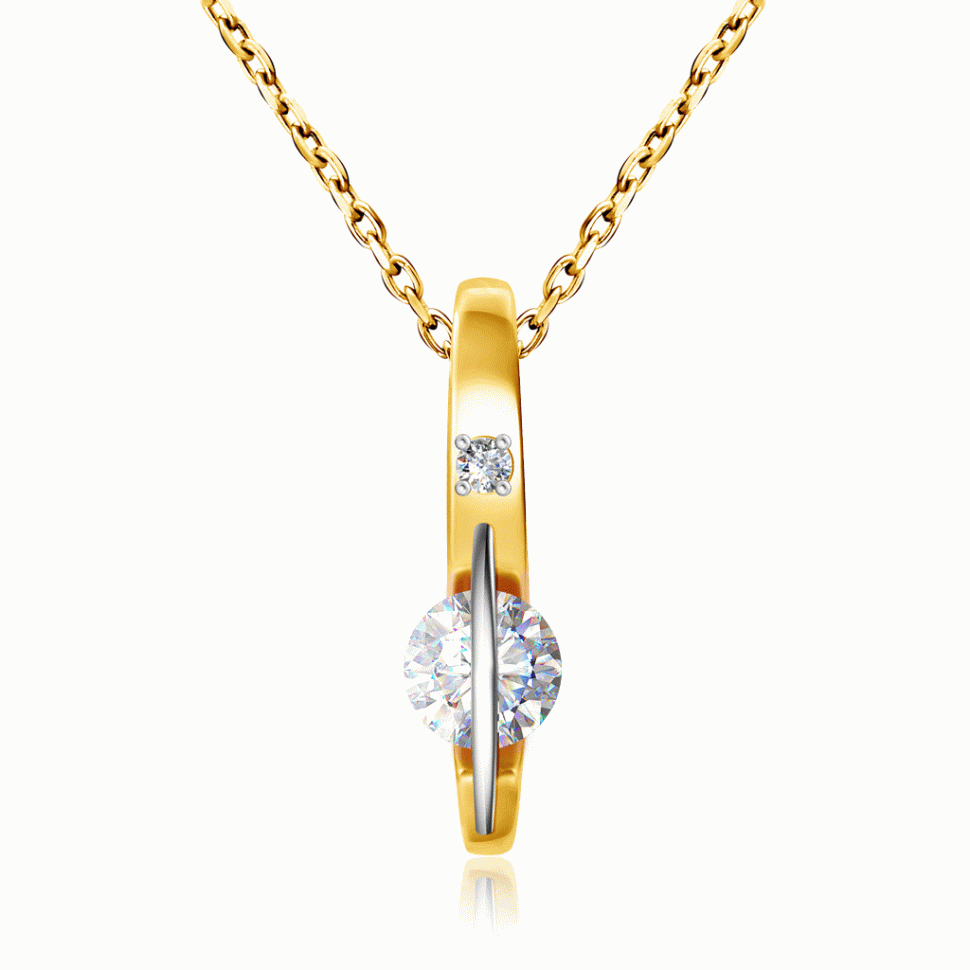 Колье из жёлтого золота 