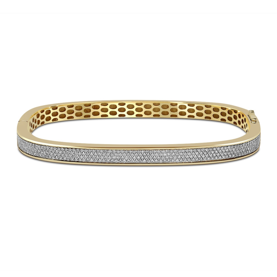 Браслет из жёлтого золота с бриллиантами (060134)