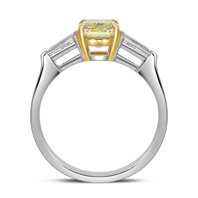 Кольцо из белого золота с бриллиантами (063052)