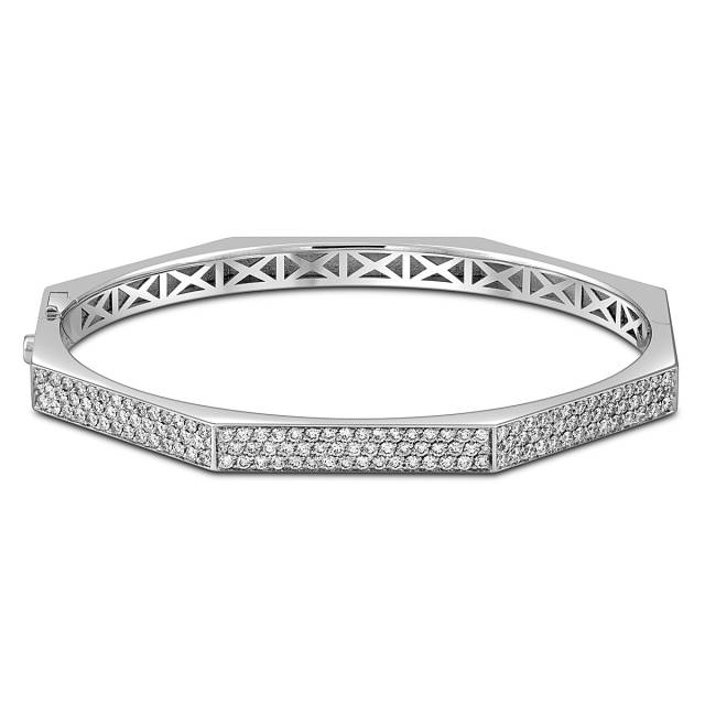 Браслет из белого золота с бриллиантами "Crivelli" (052591)