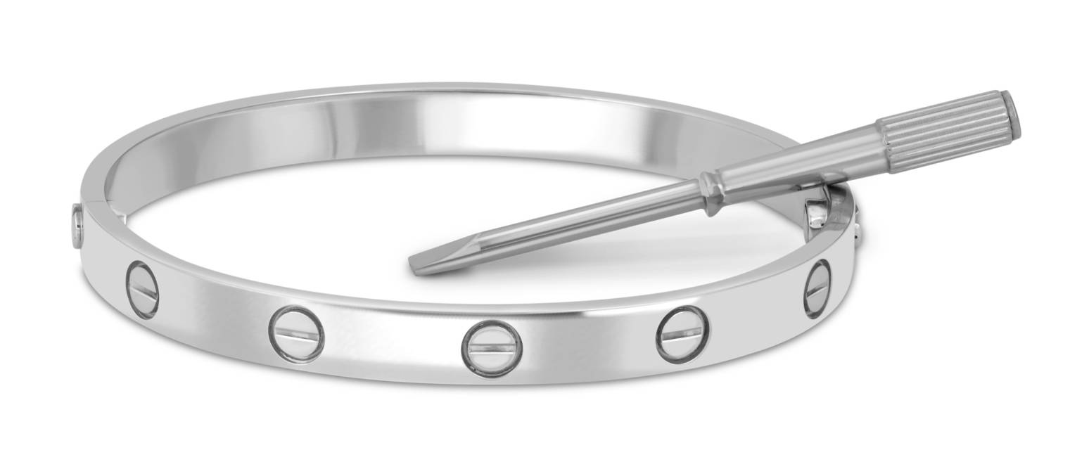 Браслет из белого золота (051832)