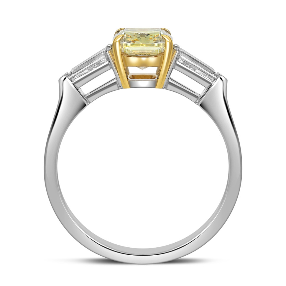 Кольцо из белого золота с бриллиантами (063053)