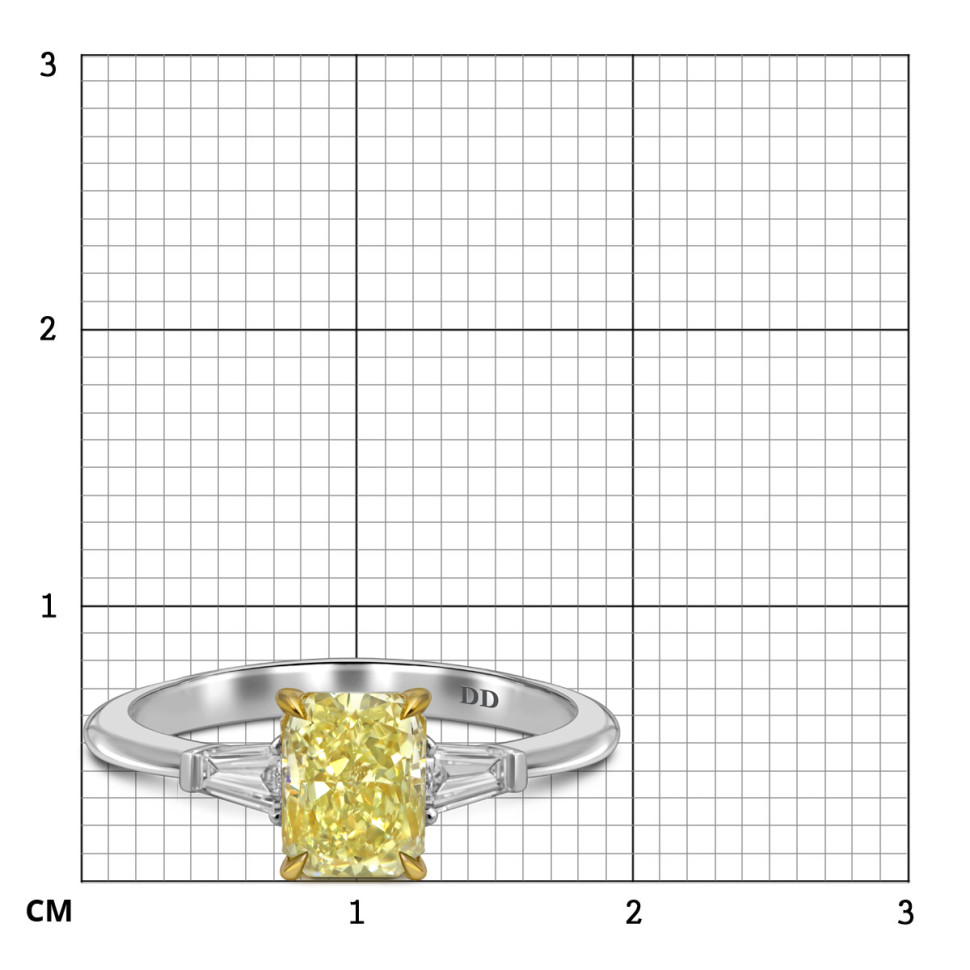 Помолвочное кольцо из белого золота с бриллиантами (063057)