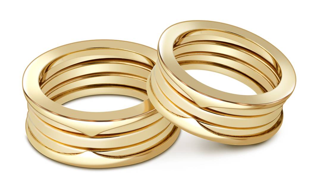 Обручальное кольцо из жёлтого золота (035257)