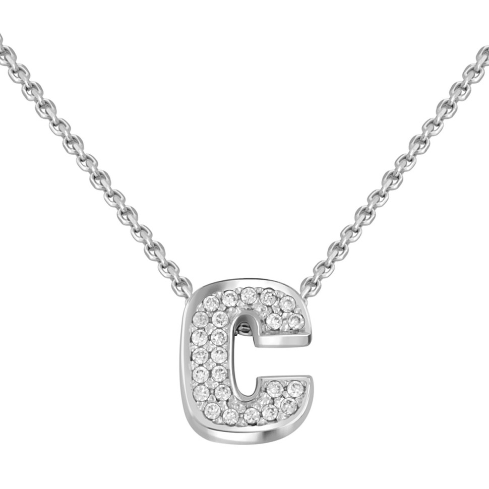 Колье из белого золота с бриллиантами 