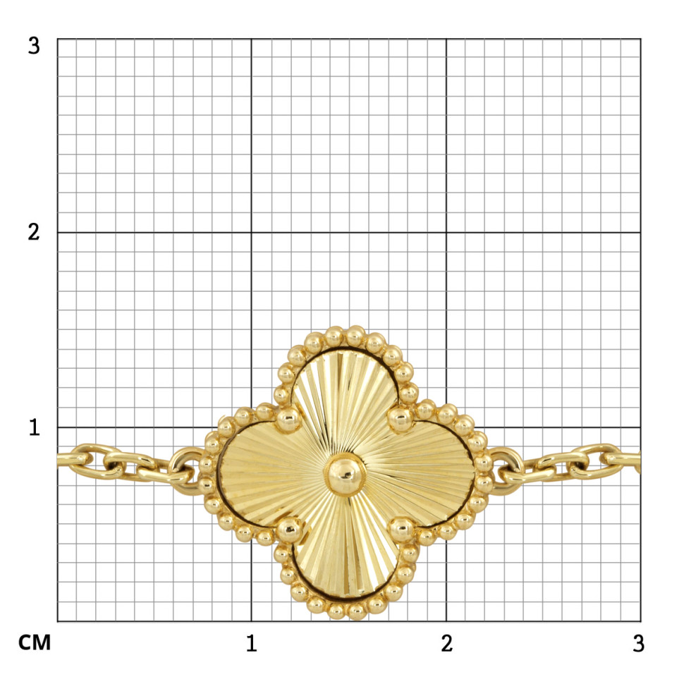 Браслет из жёлтого золота (052674)
