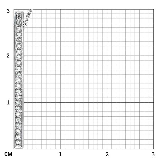 Колье из белого золота с бриллиантами (050901)