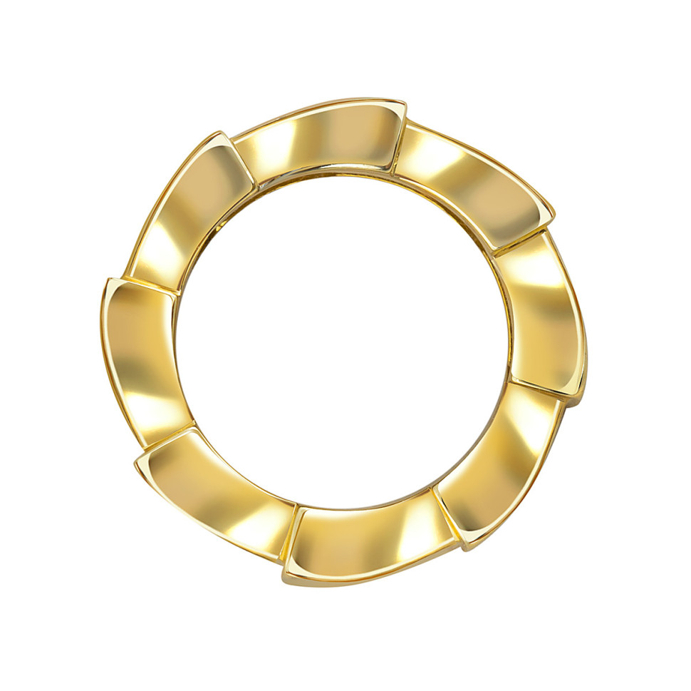 Кулон из жёлтого золота с бриллиантами (061344)